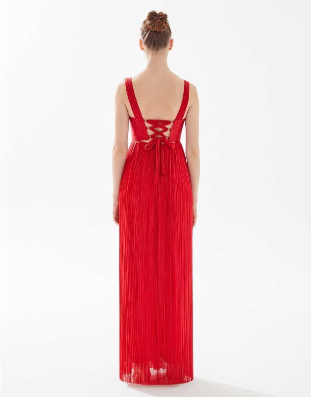 Aire Barcelona - lange Spitze zeremonielle Kleid Aire Barcelona - lange Spitze zeremonielle Kleid