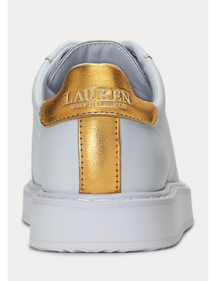 LAUREN RALPH LAUREN - Sneaker Angeline IV in pelle rivestita