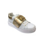 POLLINI - Sneakers Nuke45 bianco/oro